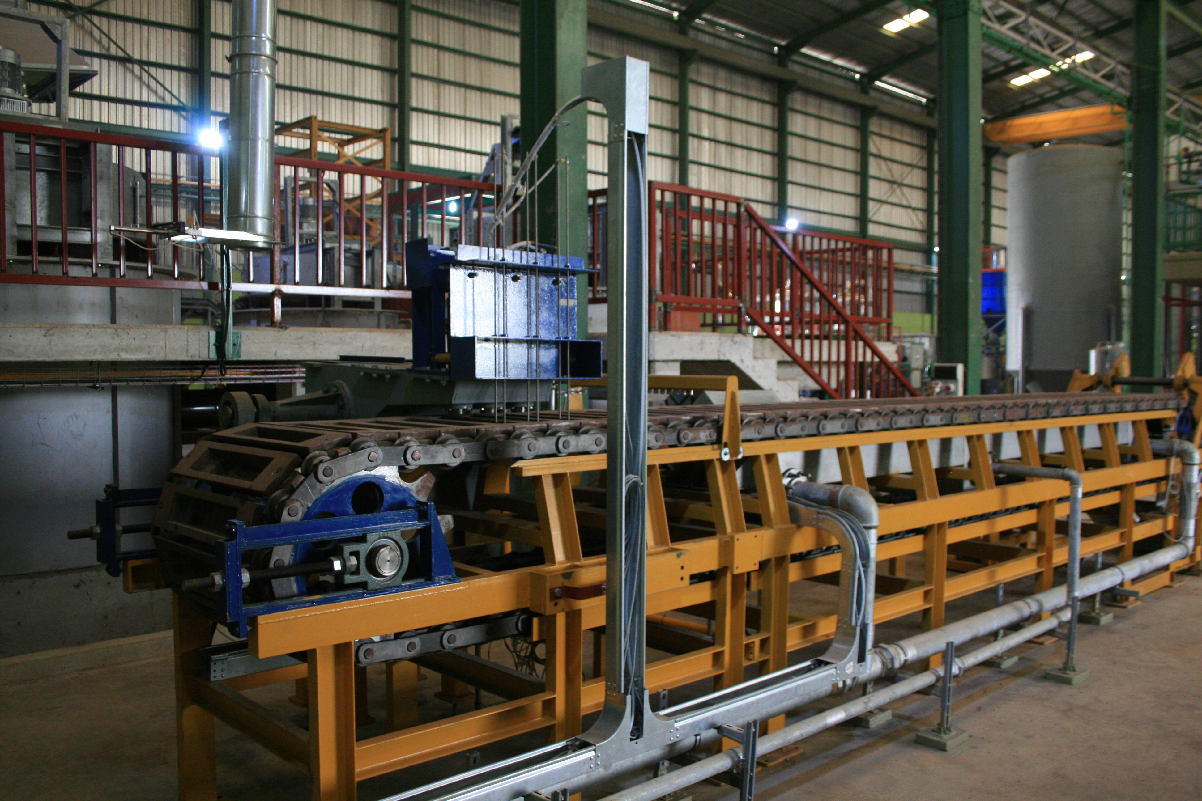 Lead ingot casting line