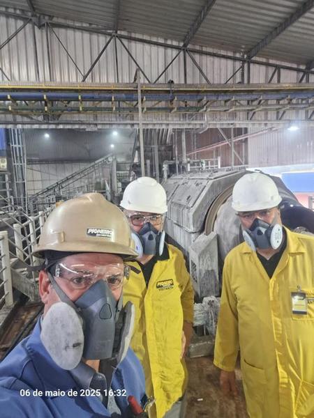 Visiting the plant